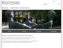 Tablet Screenshot of denkmale.goettingen.de