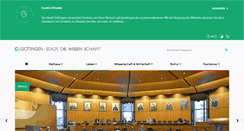 Desktop Screenshot of goettingen.de