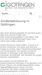 Mobile Screenshot of kita.goettingen.de