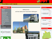 Tablet Screenshot of feuerwehr.goettingen.de