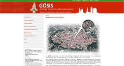 Desktop Screenshot of goesis.goettingen.de