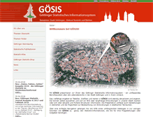 Tablet Screenshot of goesis.goettingen.de